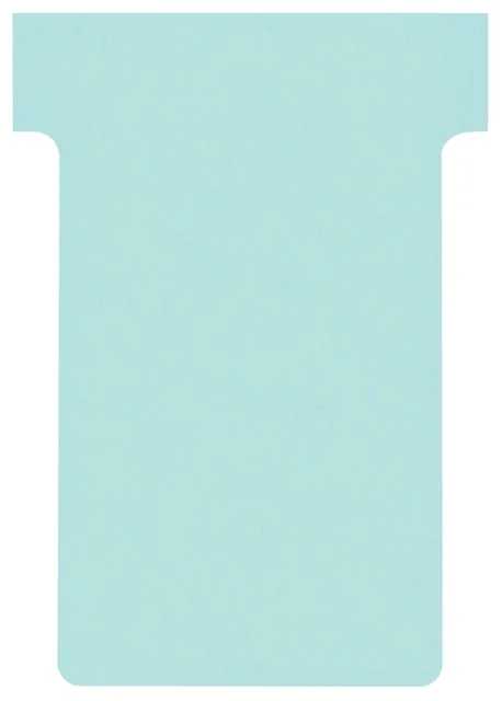 T-kaart Nobo nr.2 48mm blauw 100 stuks