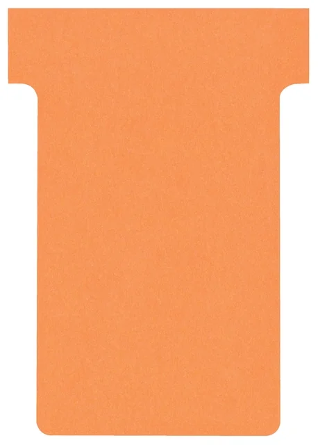 T-kaart Nobo nr.2 48mm oranje 100 stuks