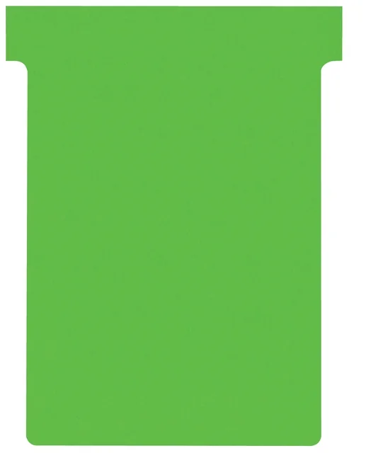 T-kaart Nobo nr.3 80mm groen 100 stuks
