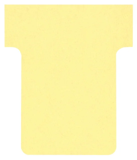 T-kaart Nobo nr. 1.5 36mm geel 100 stuks
