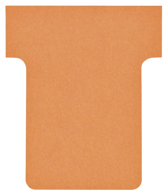 T-kaart Nobo nr 1.5 36mm oranje 100 stuks